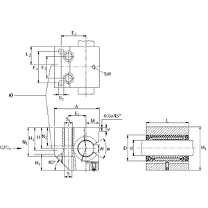 Linear-Sets mit Super-Kugelbüchsen A, seitlich offen, R1071 Bosch  