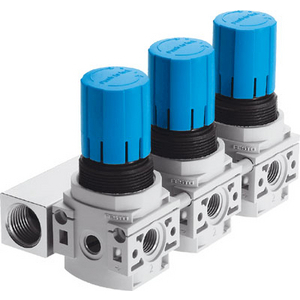 LRB-1/4-DB-7-O-K3-MINI Pressure regulator manifold