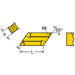 PLAQUETTE COPIAGE KNUX KNUX 16 04 05L12 H13A