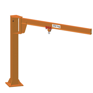 POTENCE SUR FUT INVERSEE 270 CAP 1600KG H.SS FER 3 PORT 3M