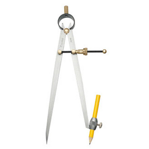COMPAS A RESSORTS ACIER 300MM PORTE CRAYON (CRAYON 8MM) UE10