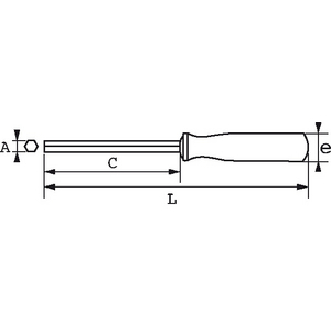 CLE A DOUILLE 291-T 6 UC 2