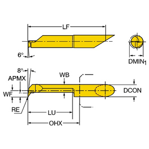 PLAQUETTE COROTURN XS CXS-04T098-10-1706R 1025