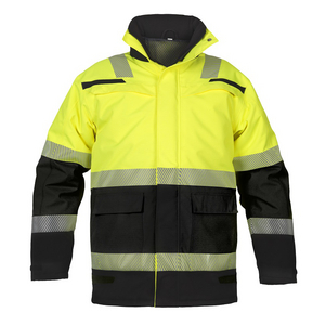 HYDROWEAR PARKA ISO20471 UTAH 072395 FLUO GEEL/ZWART MT XL