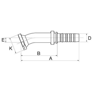 16GS16FLH22M GS Armatur GATES, B-Maß 98,6 mm