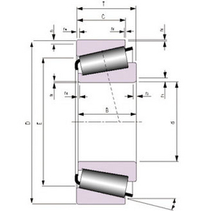 METRIC TAPERED ROLLER BEARING 32218