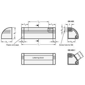 ELESA+GANTER HANDGREEP GN 430-150-SW