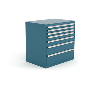 ARMOIRE 7 TIROIRS BLEU MARTELE