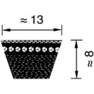 X13X980 Keilriemen FO/FZ Optibelt