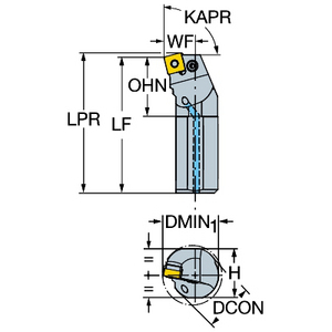 COROMANT HOUDER A40T-PSKNR 12