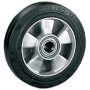 RUOTA 72 125X50 GOMMA SIGMA ELASTIC NUCLEO ALLUMINIO 721213
