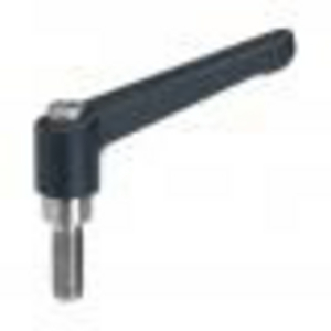 GN300.1-30-M6-20-RS Klemmhebel verstellbar Edelstahl rot