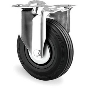 ROULETTE FIXE 205KG D.200MM AC BAND.S-ELA 50MM MOY RLX