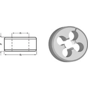 Gun Nosed Die M7x1.00  BS1127:1950