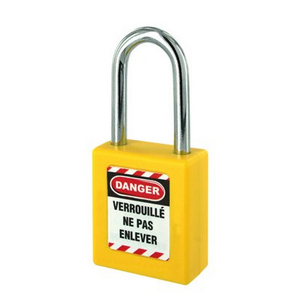 CADENAS ABS 38MM JAUNE ANSE INOX HT38 D.4,76 1 CLE MV