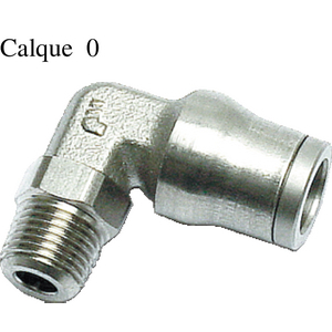3609 - MALE STUD ELBOW BSP TAPER