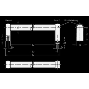 GN669-28-300-A-SW Systemgriff schwarz KU-beschichtet