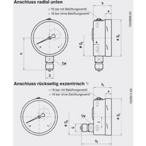 MANOMETRO 232-233.50 WIKA 9458034
