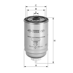 MANN FILTER WK842/2