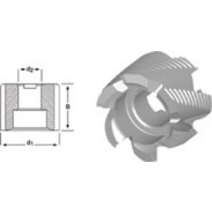 Shell End Mill 63.0mmx40.0mm DIN1880