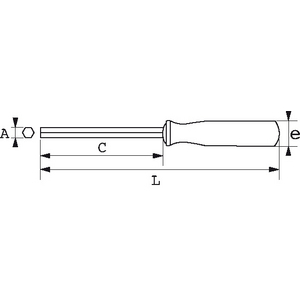 CLE MALE EMM.BI-MAT S1 TETE SPHERIQUE 2,5MM
