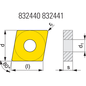 INSERTI PER TORNITURA 867278