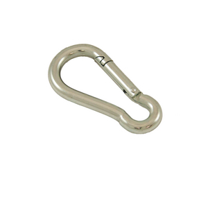 MOUSQUETON ALPIN D. 5 ZINGUE BLANC CMU 120KG CS=4