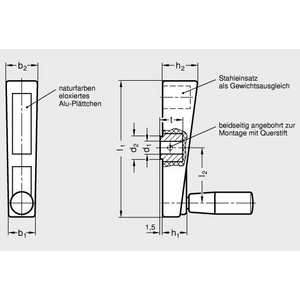 GN510-80-B10 Handkurbel Elesa