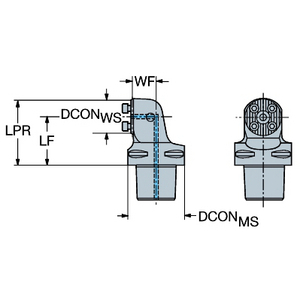 ADAPTATEUR COROMANT CAPTO VERS COROTURN SL
