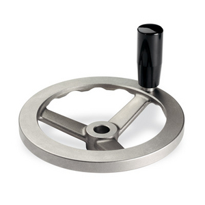 GN.32032-VOLANTINO A RAZZE ACCIAIO INOX IMPUGNATURA GIREVOLE GN 949-140-B14-D