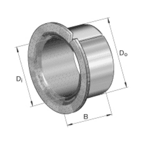 PAF 08055 P10 Bundbuchse Permaglide