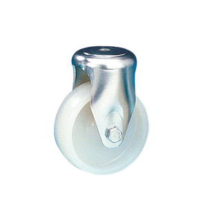 ROULETTE FIXE 110KG D. 63MM ROUE POLYA MOYEU LISSE