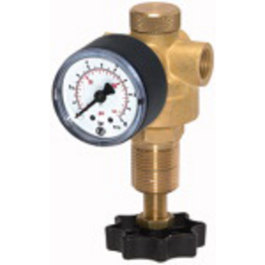 484.25 B Druckregler für Wasser, inkl. Manometer, G 1/4, 0,5 - 6 bar