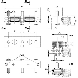 R-1904-152-10 Laufrollenkassette doppelt