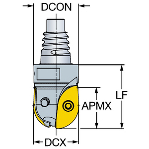 COROMANT COROMILL 216 RADIUSFREES RA216-25EH25