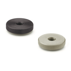 GN.29685-MANOPOLA ZIGRINATA DIN 467-M6-NI