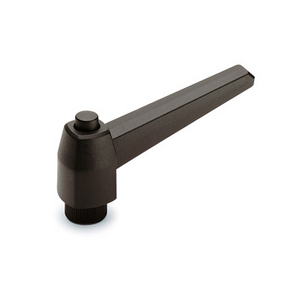 141411 - MANIGLIA A RIPRESA TECNOPOLIMERO BOCCOLA IN OTTONE FORO FIL. MRX.63 B-M6