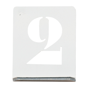 CHIFFRE A POCHER H. 15MM ECRITURE CAPITALE