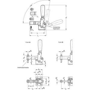 GN810.10-850-E Vertikal-Spanner LONGLIFE
