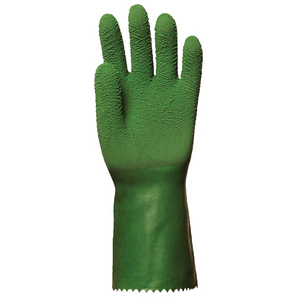 GANT LATEX CREPE VERT STD T10 32CM DOS/MANCH. ENDUIT UE6