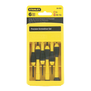 STANLEY CUSHIONGRIP SCHROEVENDRAAIERSET INSTR. 6DLG 0-66-052