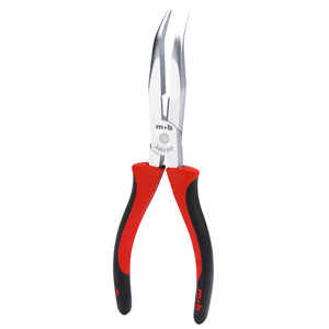 C.K T3767 - Pince à Becs Demi-Ronds Coudés 130 Mm, Mâchoires Lisses, Précision Pro Pour Bijoutiers & Électriciens
