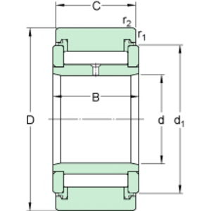 Support rollers (Yoke-type track rollers) SKF - ref. NATV 15 PPXA ...