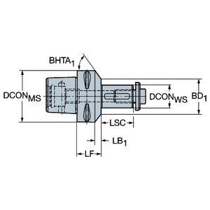 ADAPTATEUR COROMANT CAPTO VERS MANDRIN P/FRAISE-DISQUE