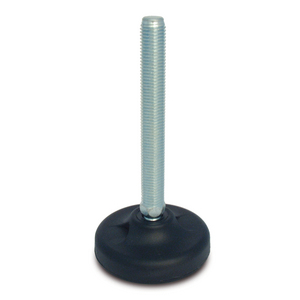 PIEDINO D. 85 PLASTICA FERRO M12X125 10300/12