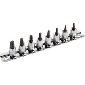 RACK 8 DOUILLES TORX 1/4