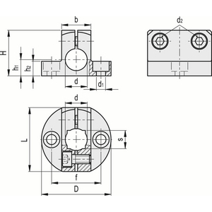 500011 - BASE PER MORSETTO DI SOSTEGNO ALLUMINIO MSM-B-12-MT