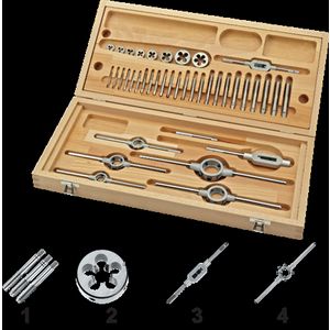 TARAUD ET FILIERE 29100 COFFRET SERIE 2200 JEU
