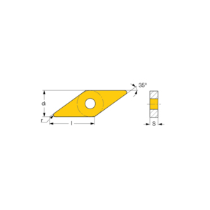 ISCAR DRAAIWISSELPLAAT VNMG 12T304-NF IC8250 5508144