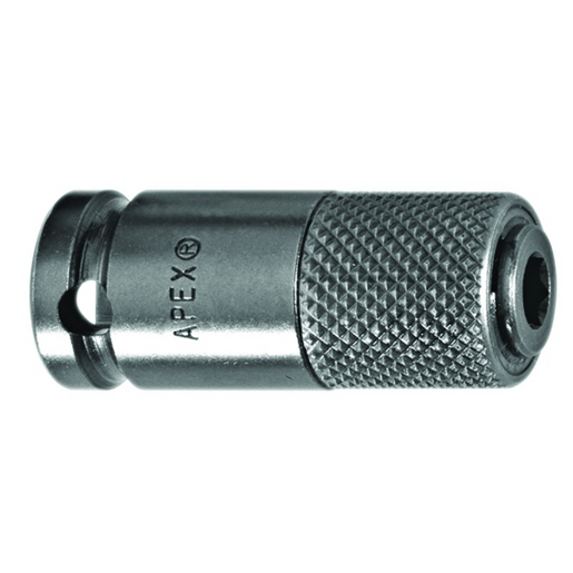 Apex® Female Square Drive Bit Holder, Quick Releasing Chuck
